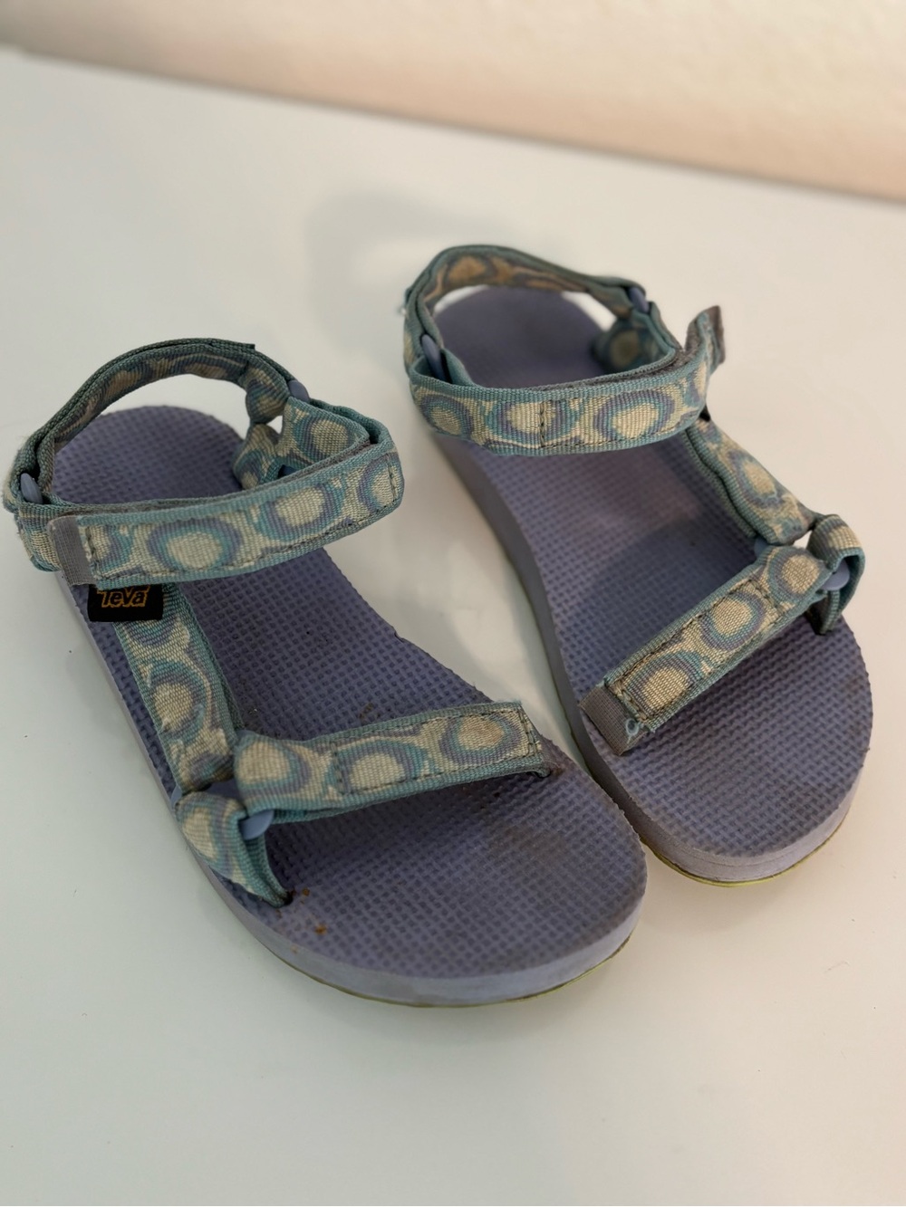 Teva Patterned Girl’s Purple Sport Sandals Kids / Youth size 2